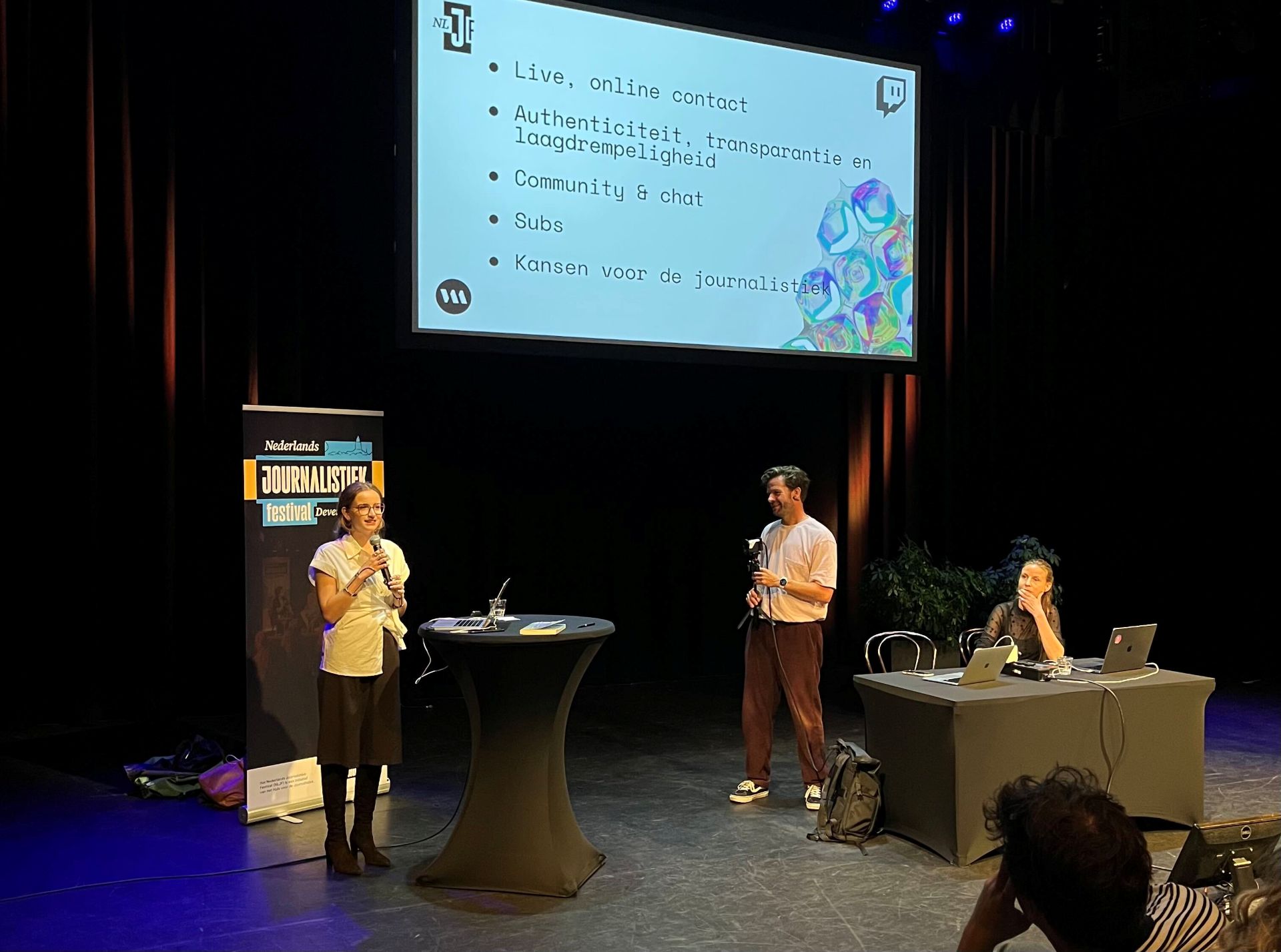 Dit leerden wij op het Journalistiek Festival in Deventer: Kun je samen met je publiek, live, aan ee