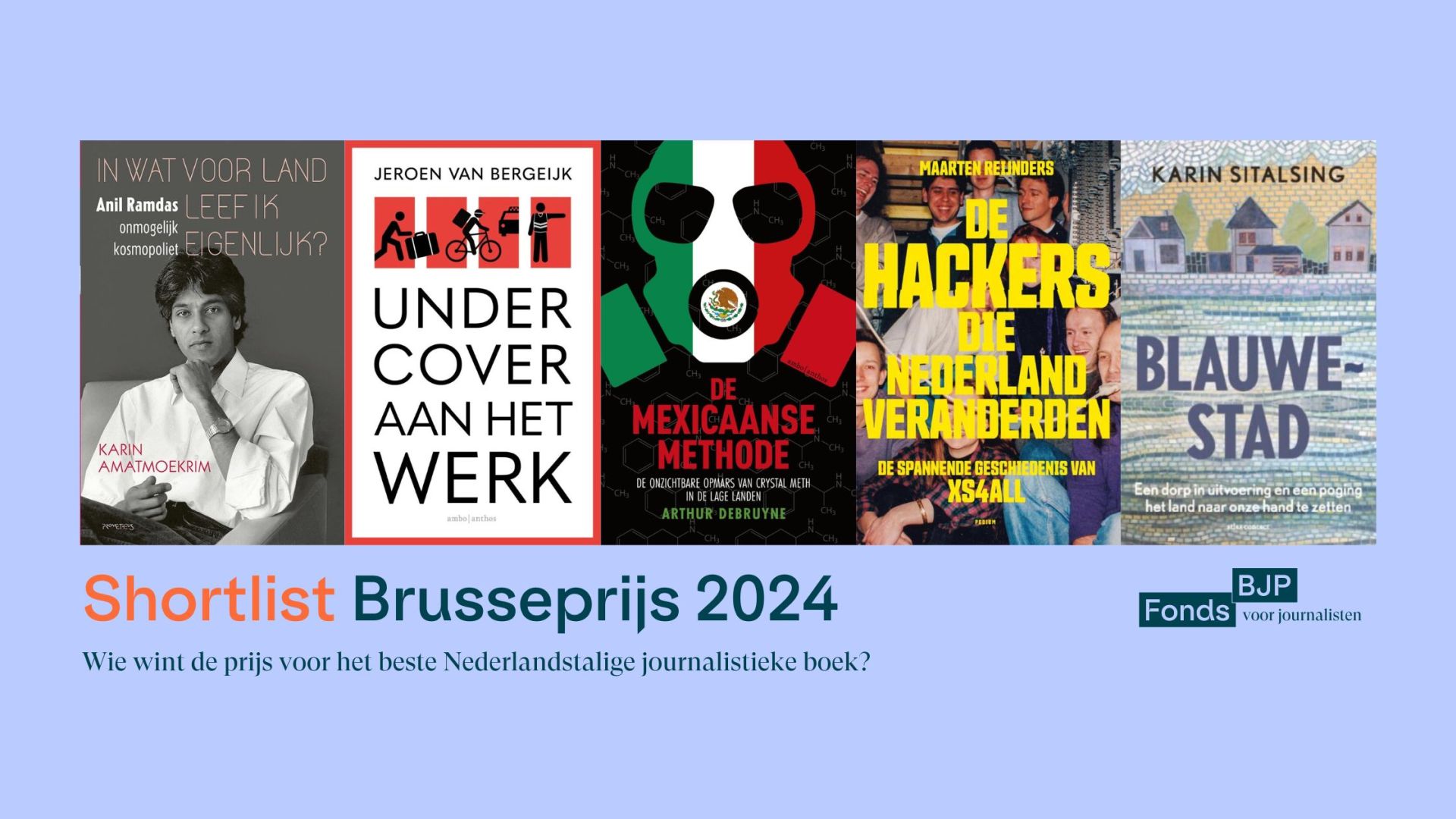 Shortlist van de Brusseprijs 2024 is bekend